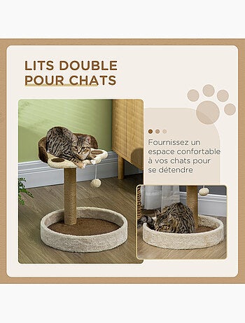 Arbre à chat griffoir design patte de chat