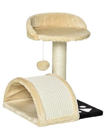 Arbre à chat griffoir grattoir design peluche sisal naturel