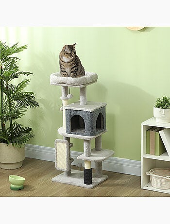 Arbre à chat h.104 cm - nombreux accessoires