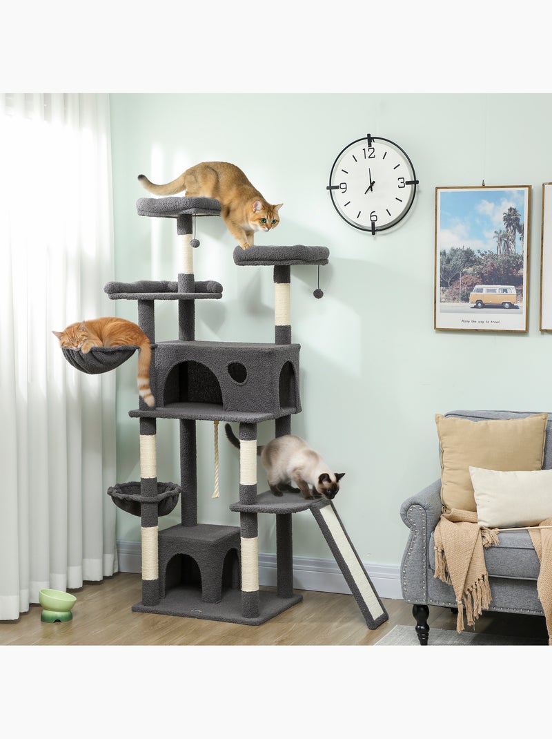 Arbre à chat multi-équipement - classcatz Gris - Kiabi