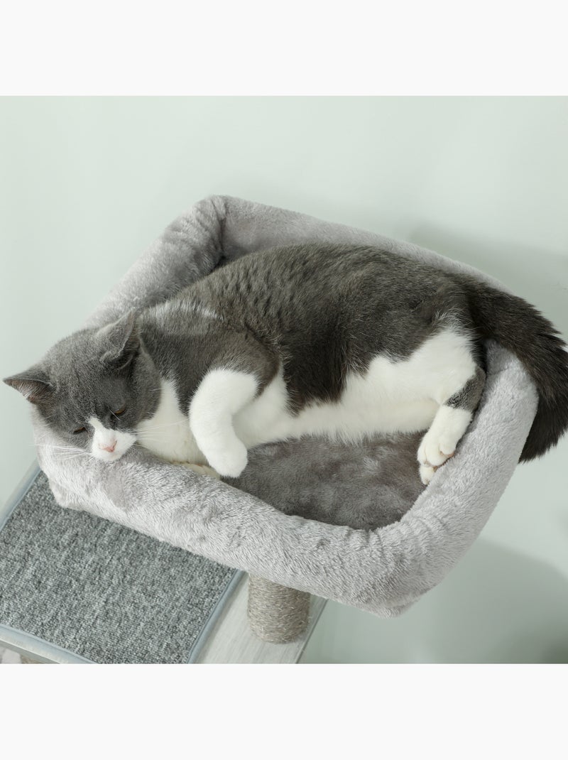 Arbre à chat multi-équipement h126 cm Gris - Kiabi