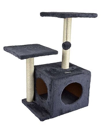 Arbre à chat Tom avec niche et jouet