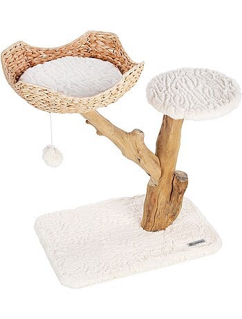 Arbre a griffer design avec panier