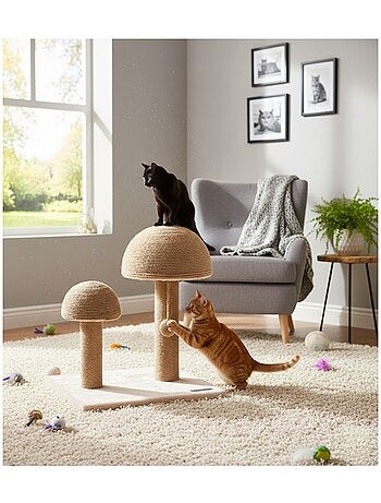 Arbre a griffer pour chat Champignon