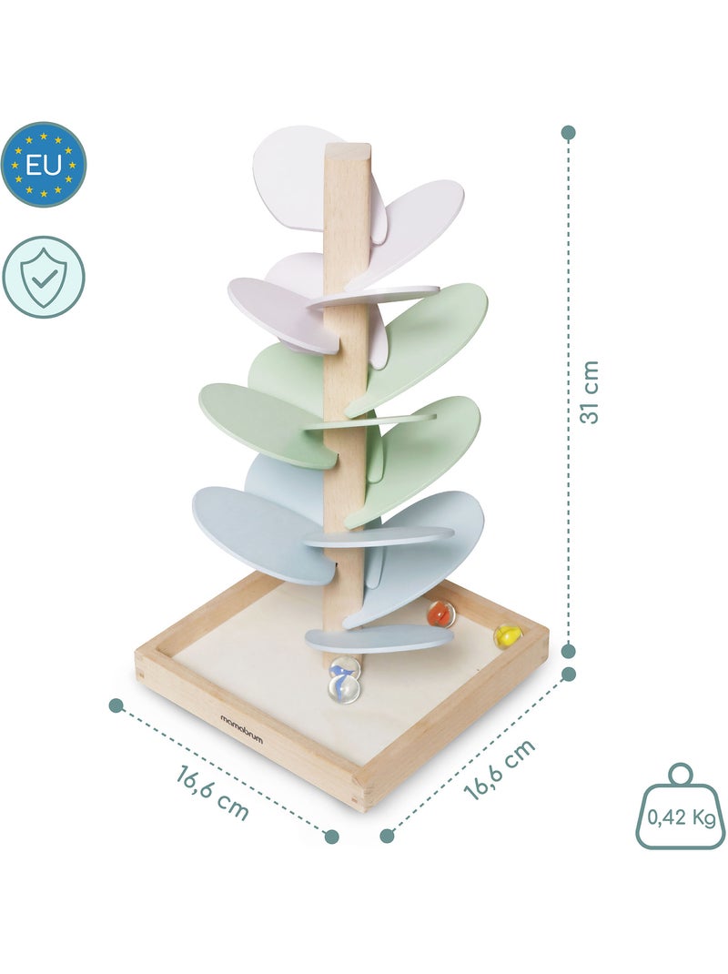 Arbre a sons circuit bille bois enfant feuilles balles mamabrum N/A - Kiabi