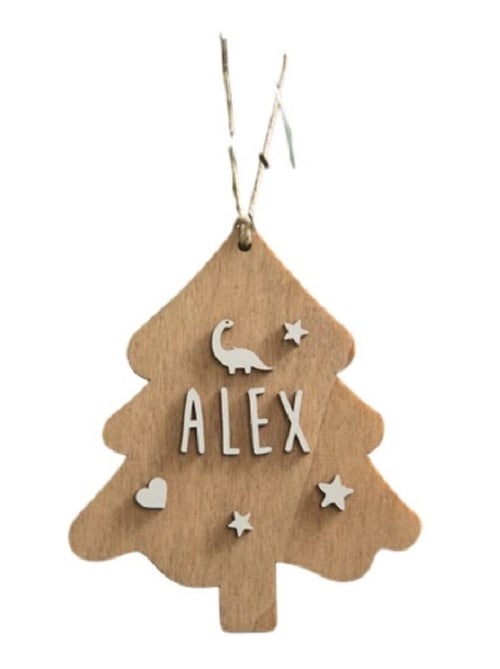 Arbre de Noël personnalisable en bois - Kiabi
