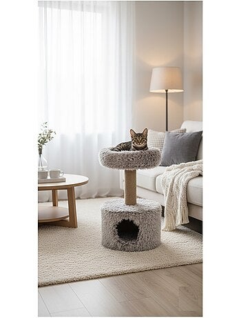 Arbre Griffoir chat avec cachette cosy