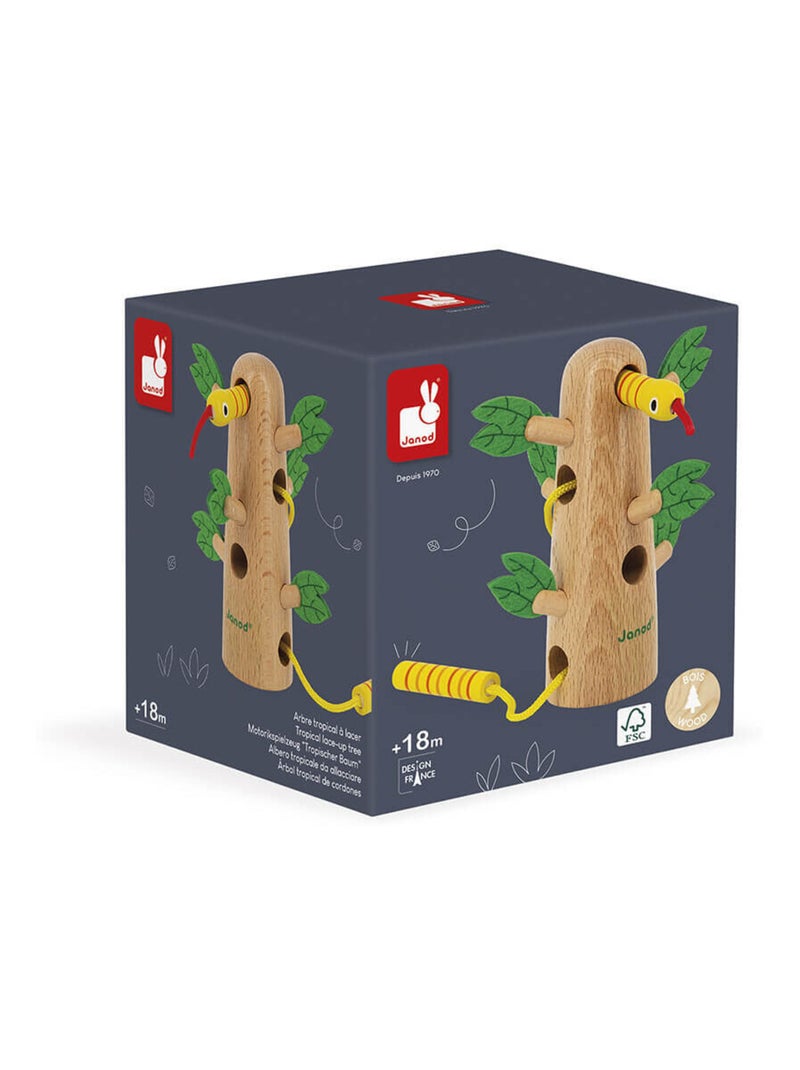 Arbre tropical à lacer Tropik Beige - Kiabi