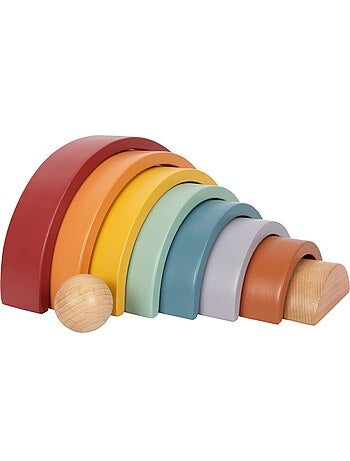 Arc-en-ciel en bois Safari