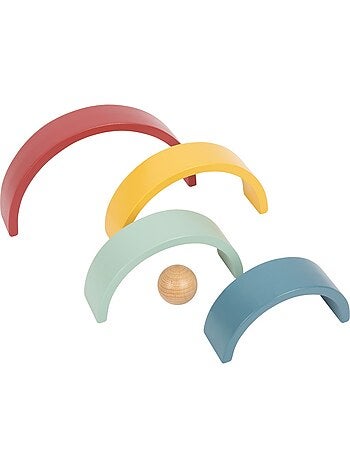 Arc-en-ciel en bois Safari