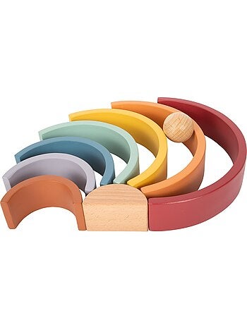 Arc-en-ciel en bois Safari