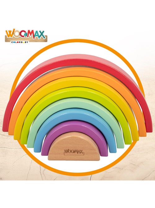 Arc-en-ciel en bois WOOMAX - Kiabi