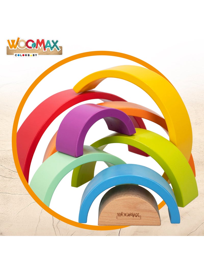 Arc-en-ciel en bois WOOMAX N/A - Kiabi