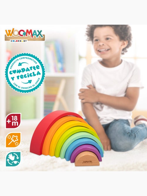 Arc-en-ciel en bois WOOMAX - Kiabi