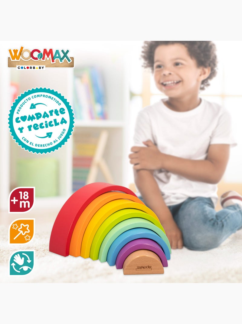 Arc-en-ciel en bois WOOMAX N/A - Kiabi
