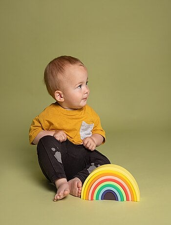 Arc-en-ciel en silicone multicolore