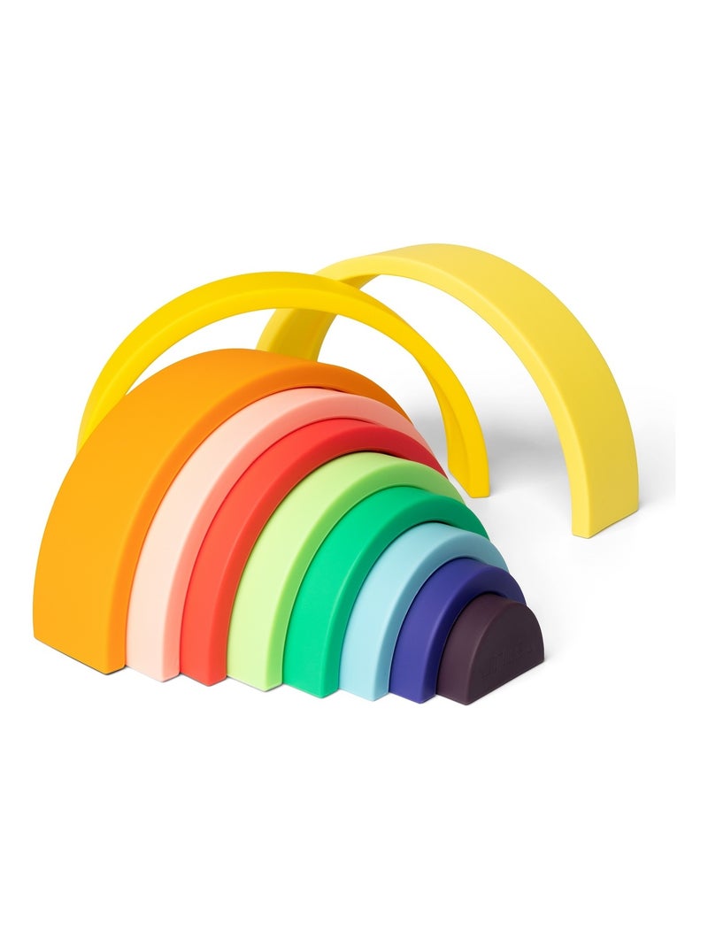 Arc-en-ciel en silicone multicolore Jaune - Kiabi