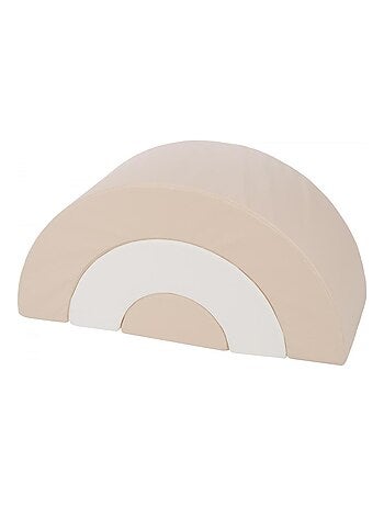 Arc-en-ciel mini - lot de 3 gros blocs blanc, cappuccino