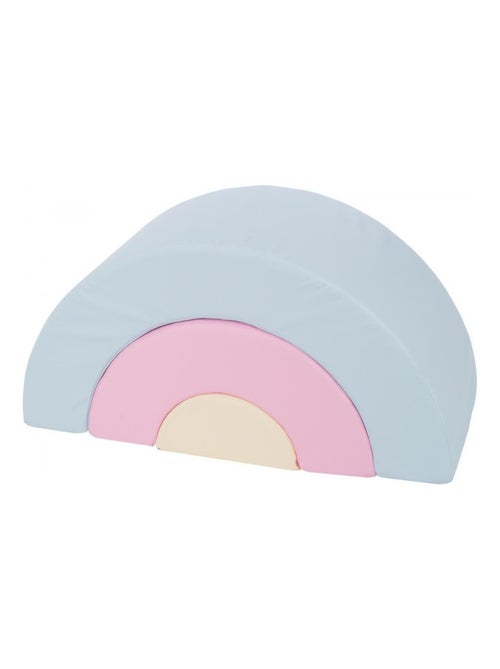Arc-en-ciel mini - lot de 3 gros blocs rose, bleu, jaune (pastel) - Kiabi
