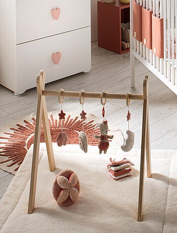 Arche d'éveil bois avec 4 jouets - SAUTHON