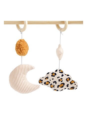 Arche d'éveil bois avec 4 jouets - SAUTHON