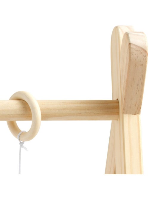 Arche d'éveil bois avec 4 jouets - SAUTHON - Kiabi Arche d'éveil bois avec 4 jouets - SAUTHON - Kiabi