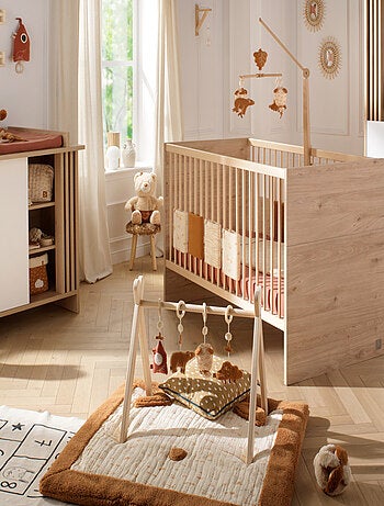 Arche d'éveil bois avec 4 jouets - SAUTHON