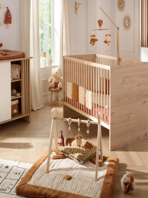 Arche d'éveil bois avec 4 jouets - SAUTHON - Kiabi