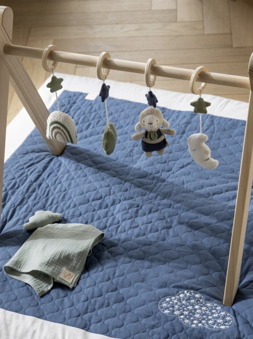 Arche d'éveil bois avec 4 jouets - SAUTHON - Kiabi