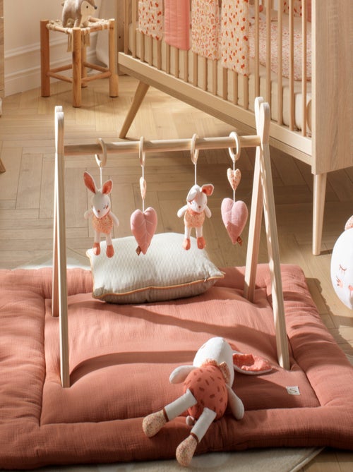 Arche d'éveil bois avec 4 jouets - SAUTHON - Kiabi