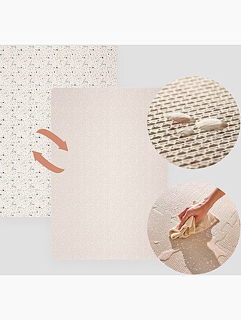 Arche d'éveil bois avec 4 jouets LIONELO Anis - Pliable