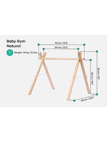 Arche d'éveil en bois bébé