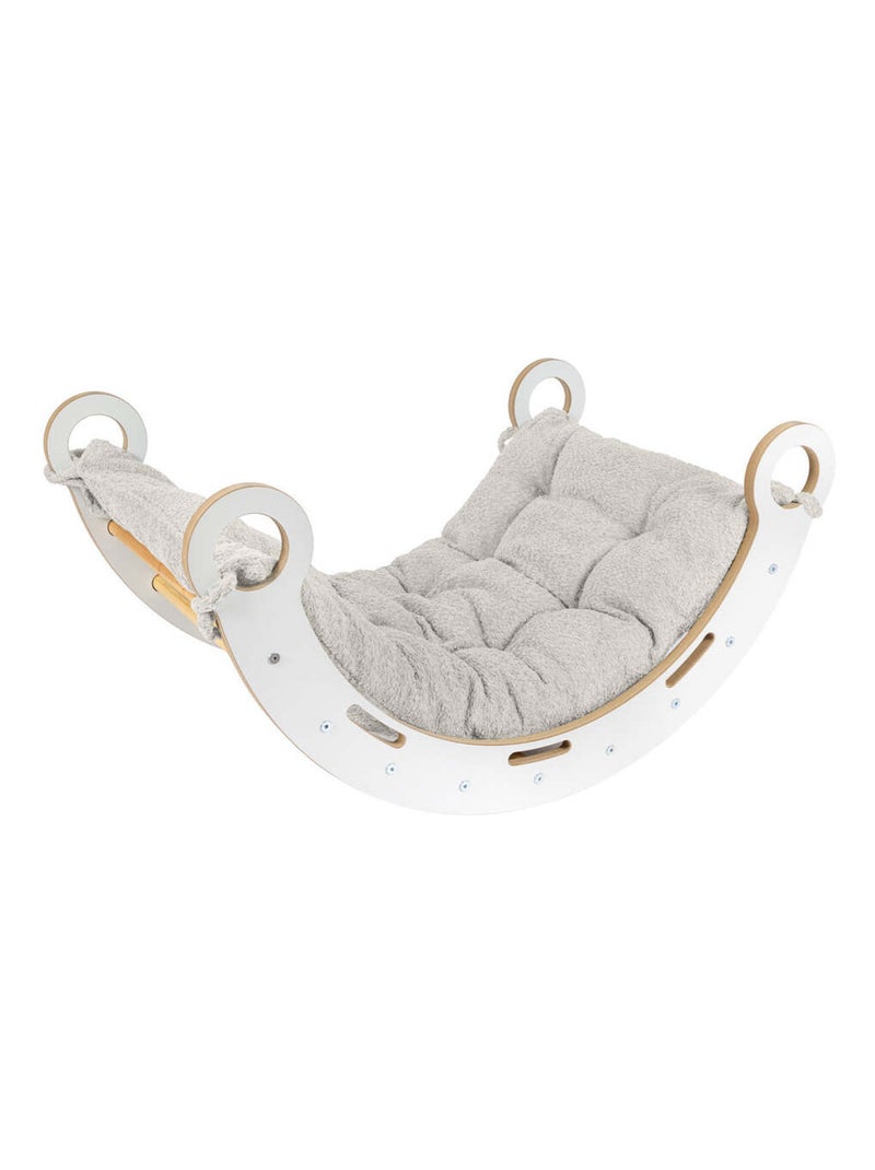 Arche montessori – Rocker Montessori avec coussin Ecru - Kiabi