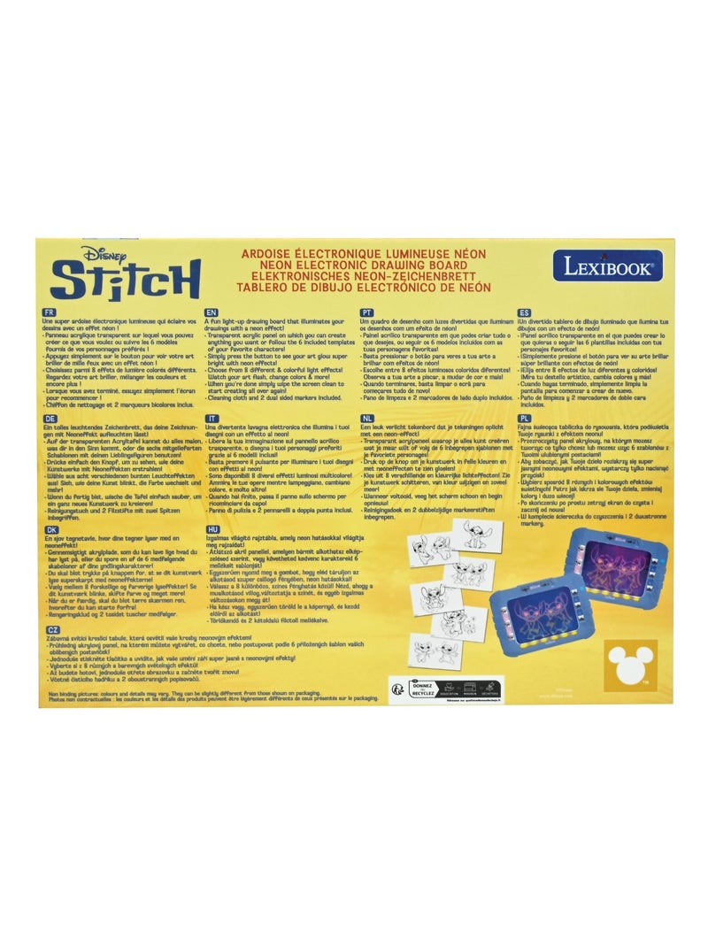Ardoise Électronique Lumineuse Néon Stitch N/A - Kiabi