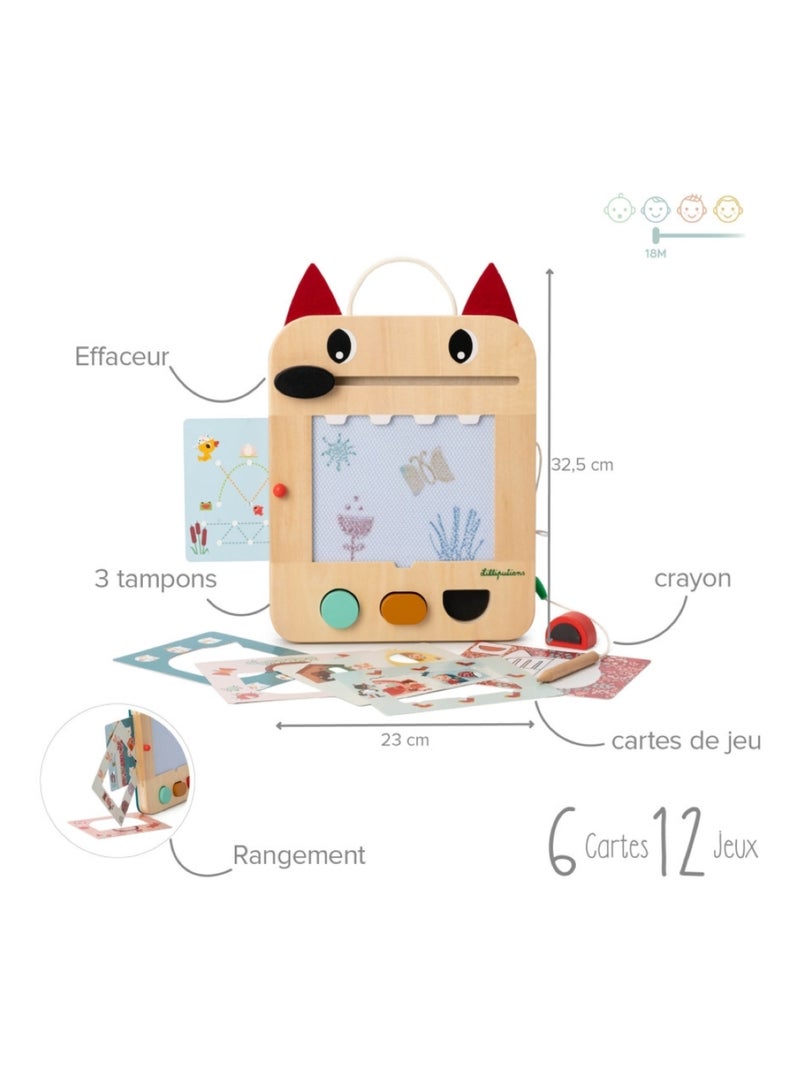 Ardoise magique Louis le loup N/A - Kiabi