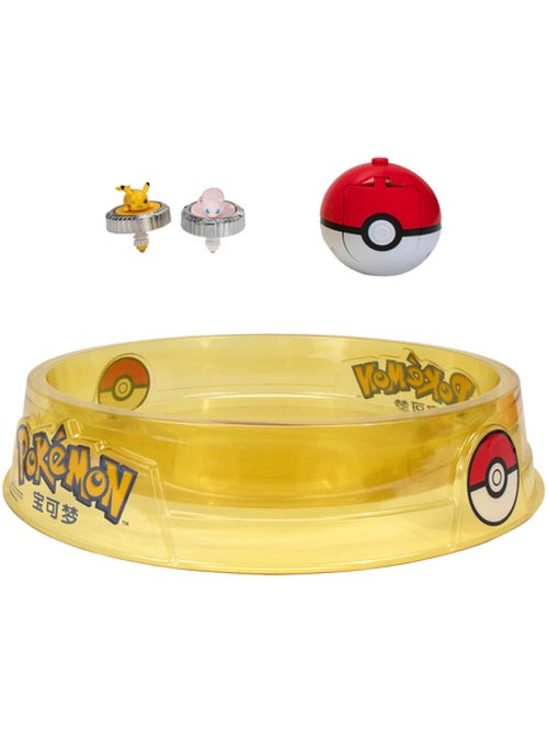 Arène et 2 toupies pokémon - Kiabi