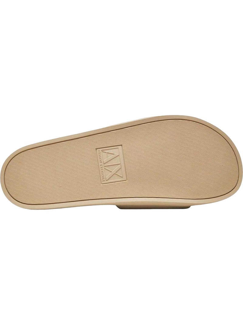 Armani Exchange - Claquettes Beige - Kiabi