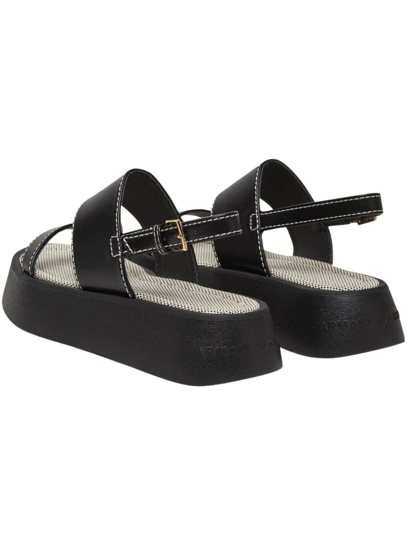 Armani Exchange - Sandales Noir - Kiabi