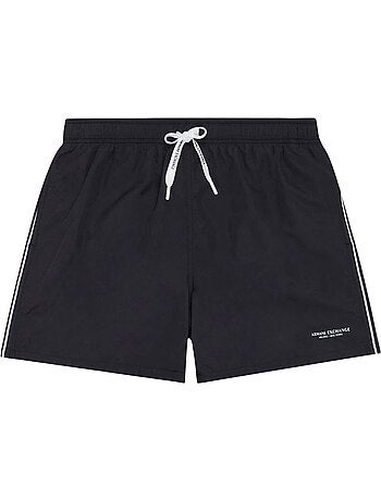 Armani Exchange - Short de bain motif/style Passepoil contrasté