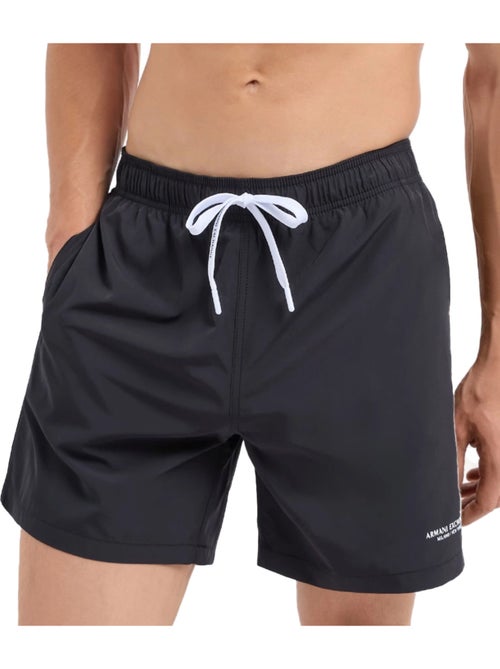 Armani Exchange - Short de bain motif/style Passepoil contrasté - Kiabi
