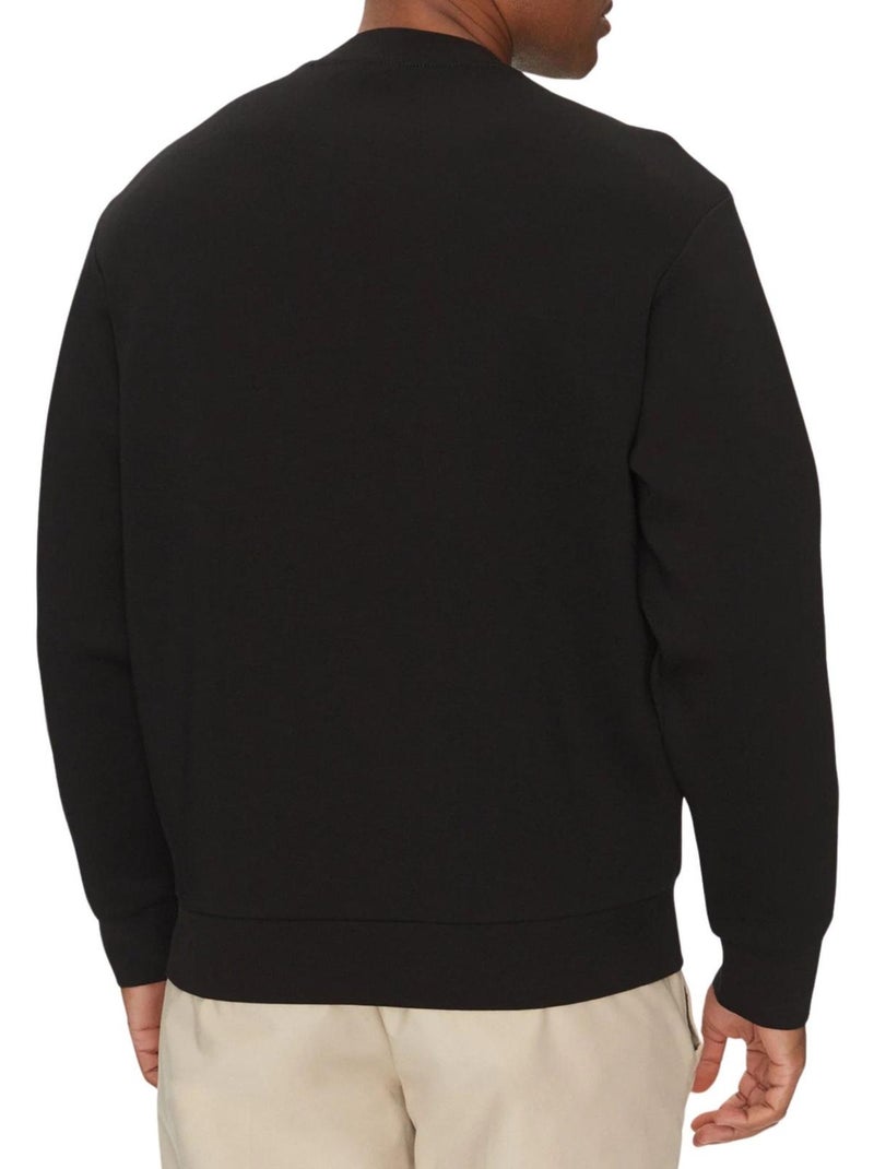 Armani Exchange - Sweat motif/style Logo répété Noir - Kiabi