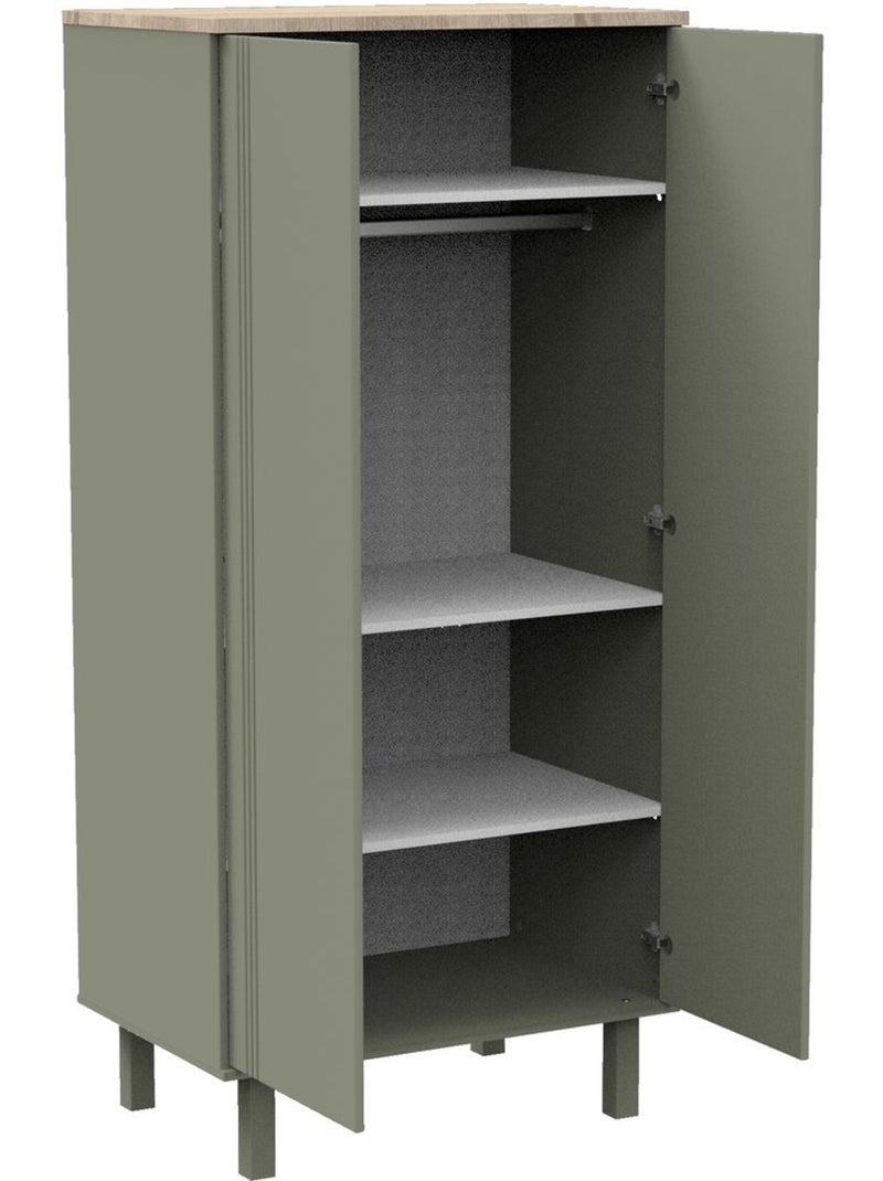 Armoire 2 portes - SAUTHON Vert - Kiabi