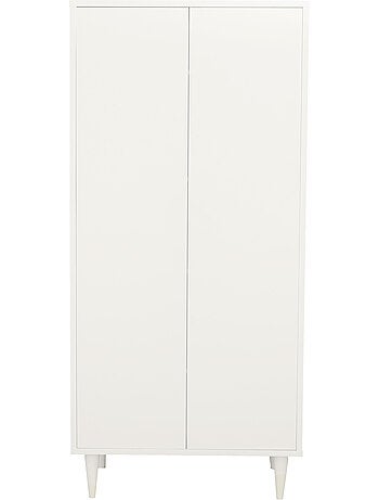 Armoire 2 portes avec étagères et penderie - ouverture push - SAUTHON