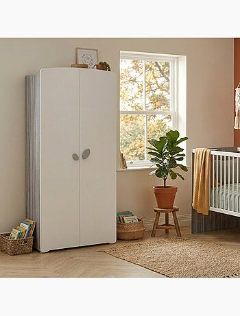 Armoire 2 portes bébé en bois - BABYPRICE