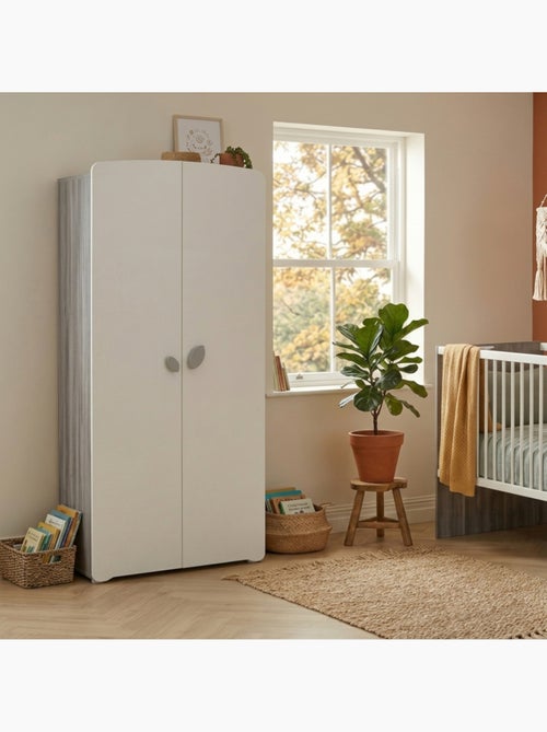 Armoire 2 portes bébé en bois - BABYPRICE - Kiabi