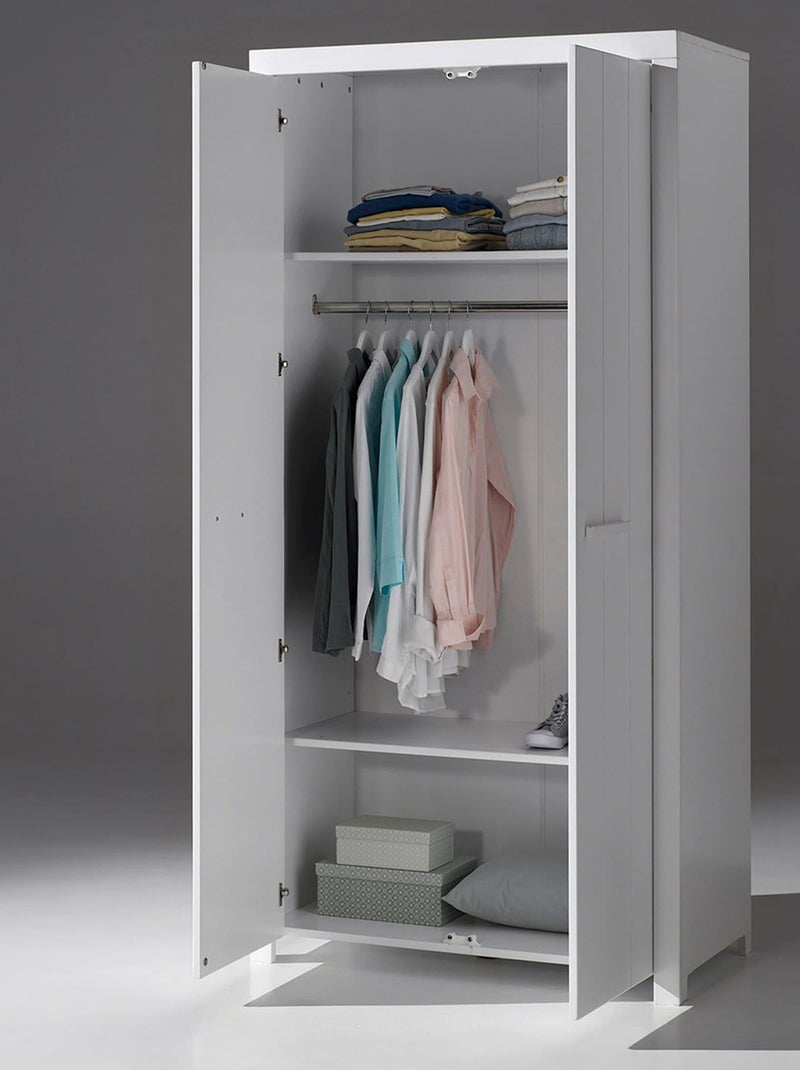 Armoire 2 portes Blanc - Kiabi