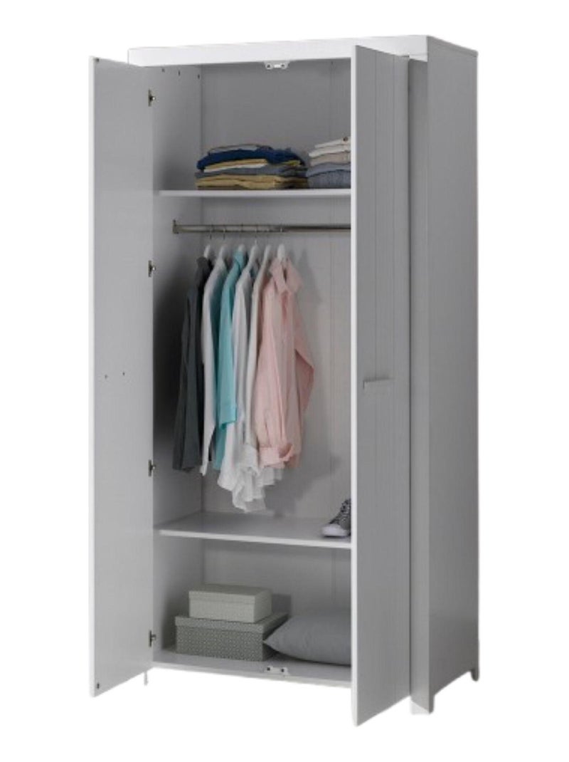 Armoire 2 portes Blanc - Kiabi