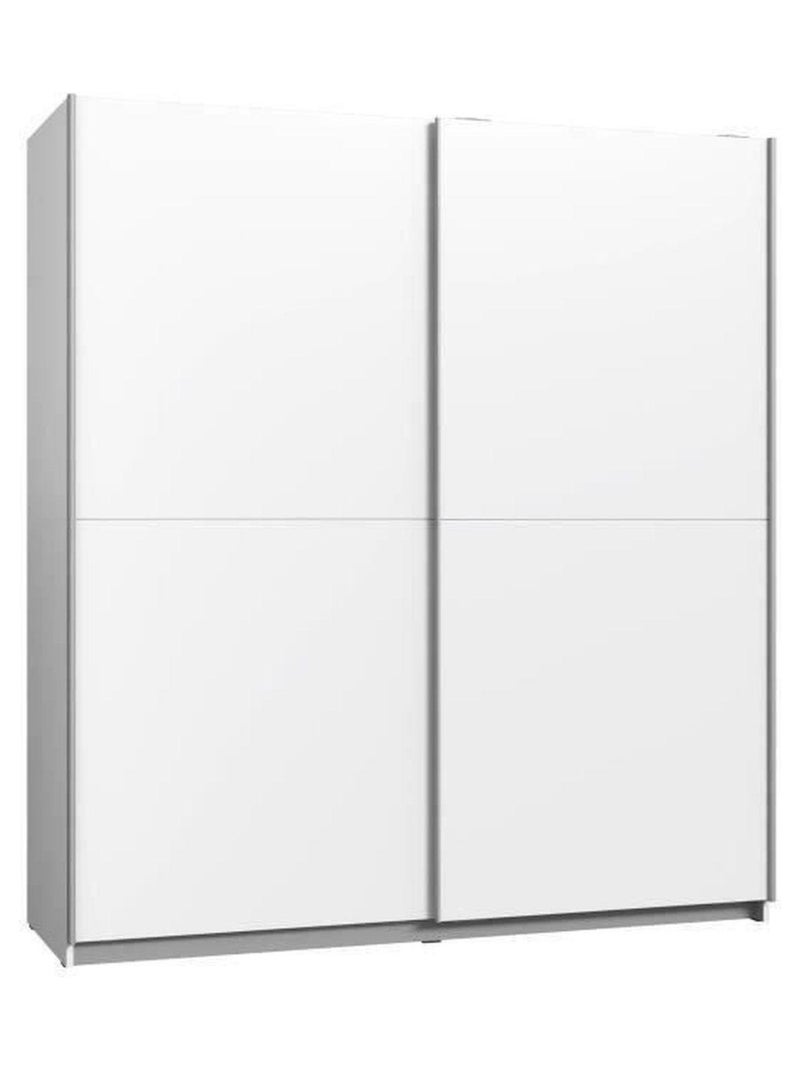 Armoire 2 portes coulissantes - Panneaux de - AUCUNE Blanc - Kiabi