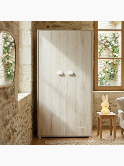 Armoire 2 portes en bois - BABYPRICE - Kiabi