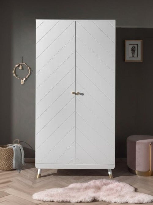 Armoire 2 portes en bois - Kiabi